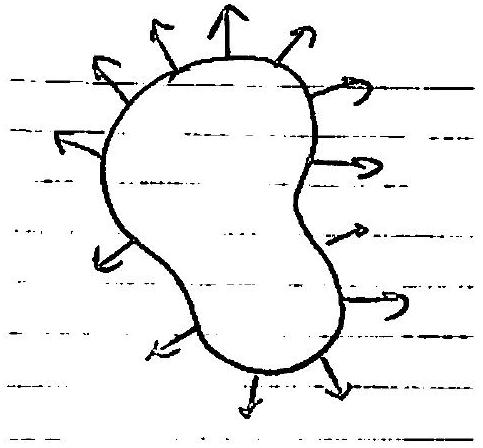 The portion of V along the boundary of D.