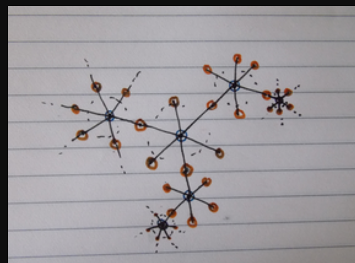 Universal cover of \TT^2 \vee \RP^2